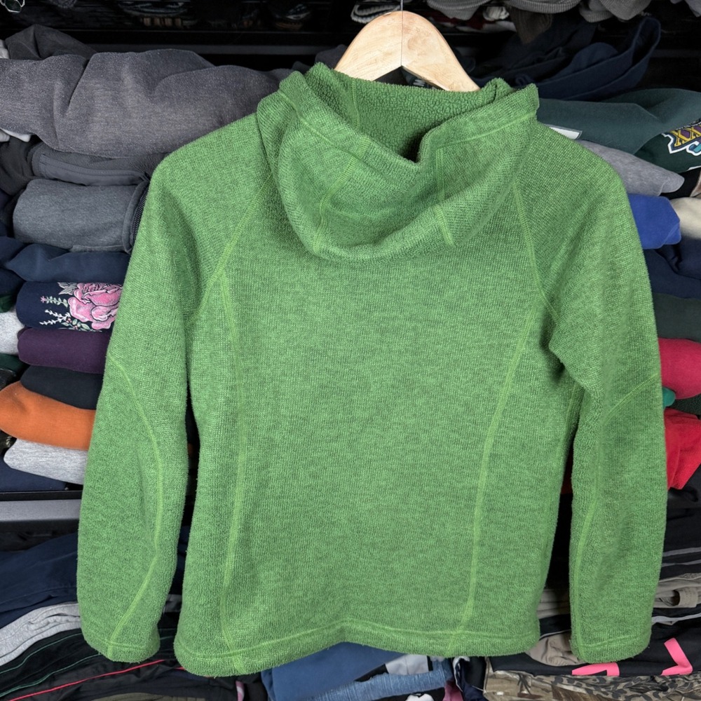 Marmot Polartec Full Zip Hoodie Jacket Green Women's XS Fleece Thermal Outdoor - Picture 5 of 6